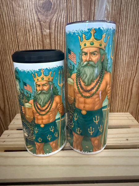 Krewe of Neptune Spring Party 20 oz Skinny Tumbler