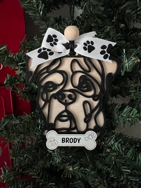 Boxer Ornament