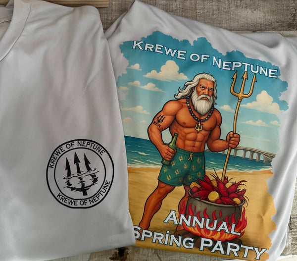 Krewe of Neptune Spring Party T-shirt