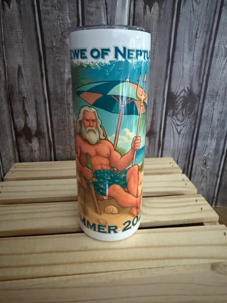Krewe of Neptune Summer 2025 T-shirt and Can Holder/Tumbler Bundle