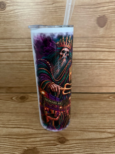 Krewe of Neptune Trident Foundation Hallogras Tumbler/ Can Holder
