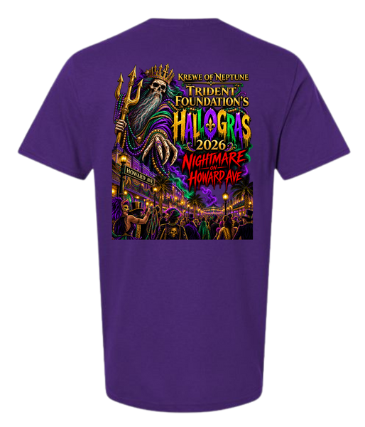 Krewe of Neptune Trident Foundation Hallogras T-shirt and Drinkware Combo