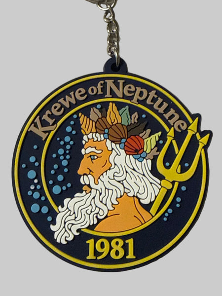 Krewe of Neptune Crest Key Chain