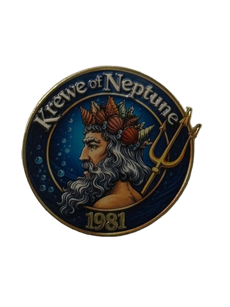Krewe of Neptune Crest Necklace