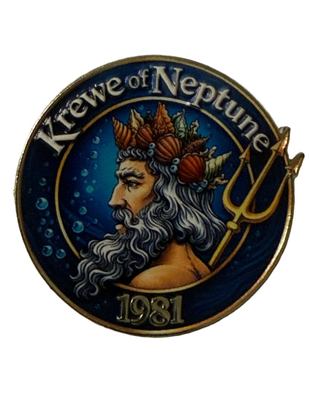 Krewe of Neptune Crest Necklace