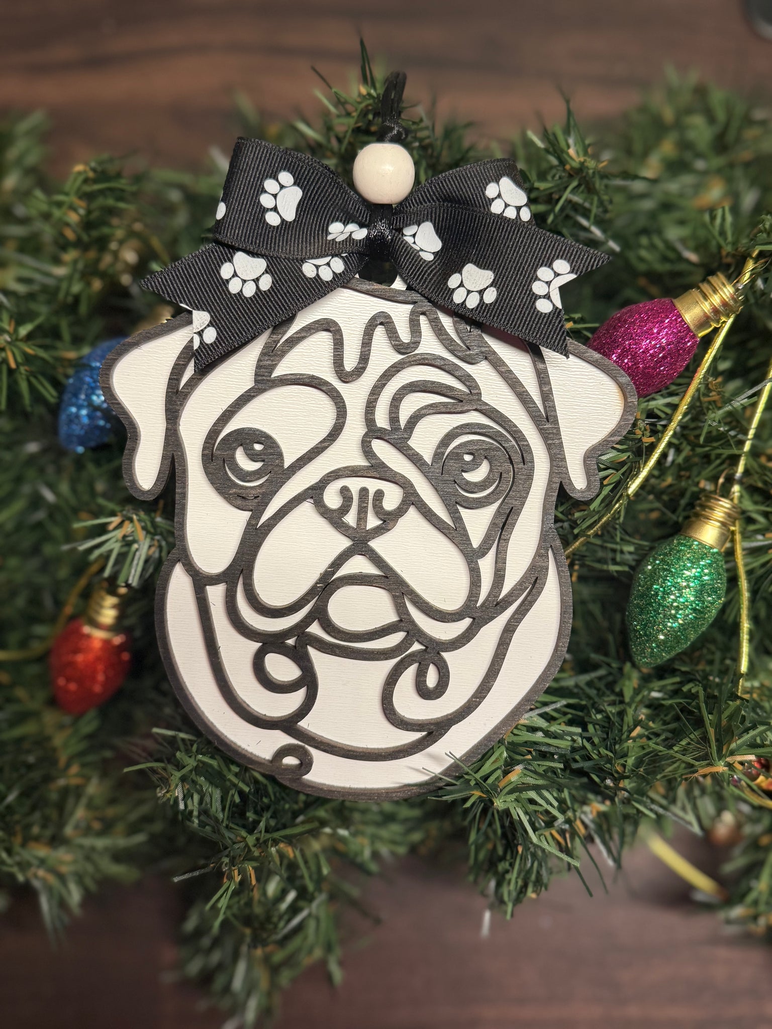 Pug Ornament