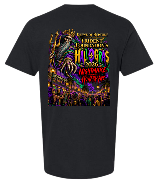 Krewe of Neptune Trident Foundation Hallogras T-shirt and Drinkware Combo