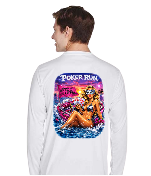 LBF Poker Run Long Sleeve Performance Tshirt
