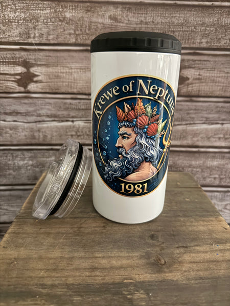 Krewe of Neptune  4 in 1 Can Holder/Tumbler