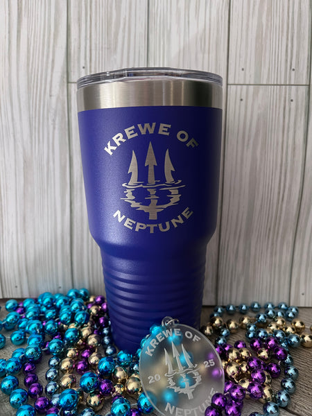 Krewe of Neptune 30 oz tumbler