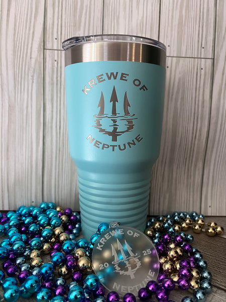 Krewe of Neptune 30 oz tumbler