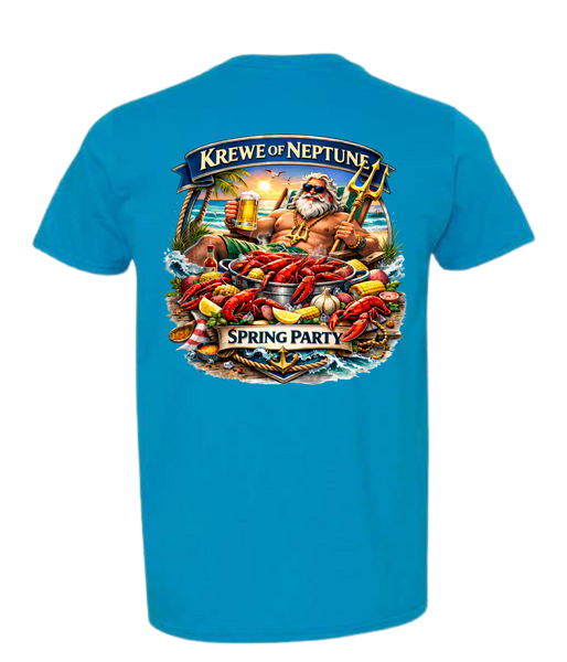 2026 Krewe of Neptune Spring Party T-shirt